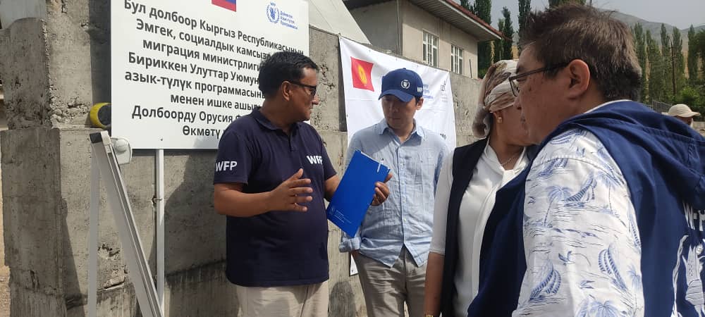 БУУнун “Эмгек үчүн азык-түлүк” программасы Тилектеш айыл аймагында ишке ашууда